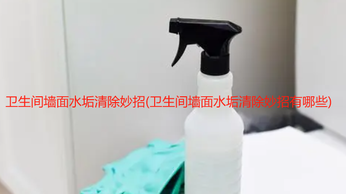 清洗衛生間墻面瓷磚的水垢怎么去除